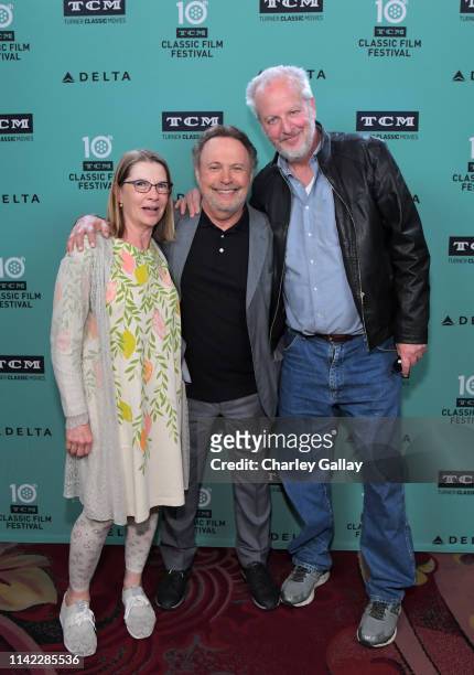Special Guests Laure Mattos, Billy Crystal, and Daniel Stern attend the Hand and Footprint Ceremony: Billy Crystal at the 2019 10th Annual TCM...