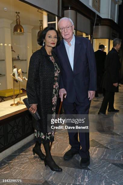 Shakira Caine and Sir Michael Caine attend the Burlington Arcade 200th anniversary dinner at Burlington Arcade on May 8, 2019 in London, England.
