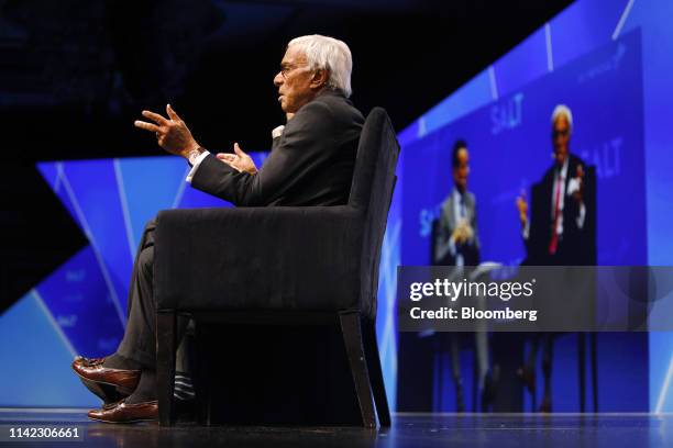 Angelo Mozilo, co-founder of Countrywide Financial Corp., speaks during the Skybridge Alternatives conference in Las Vegas, Nevada, U.S., on...