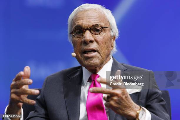 Angelo Mozilo, co-founder of Countrywide Financial Corp., speaks during the Skybridge Alternatives conference in Las Vegas, Nevada, U.S., on...