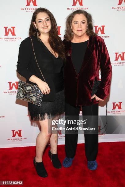 Rachel Ann Weiss and Kathleen Turner attend the Ms. Foundation For Women's Annual Gloria Awards at Capitale on May 08, 2019 in New York City.