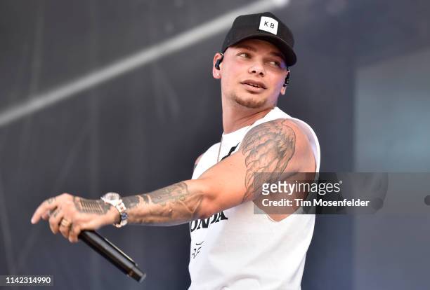 Kane Brown performs during the 2019 Tortuga Music Festival on April 12, 2019 in Fort Lauderdale, Florida.