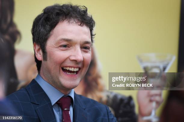 English director and actor Chris Addison attends the premiere of "The Hustle" at the Arclight Cinerama Dome in Hollywood, California on May 8, 2019.