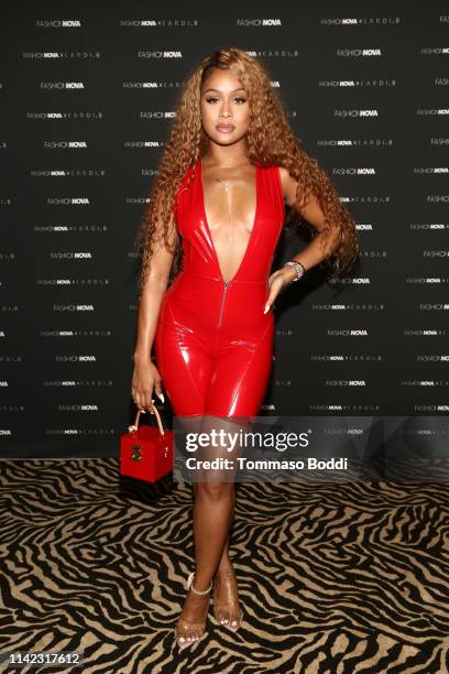 Jilly Anais arrives as Fashion Nova Presents: Party With Cardi at Hollywood Palladium on May 8, 2019 in Los Angeles, California.