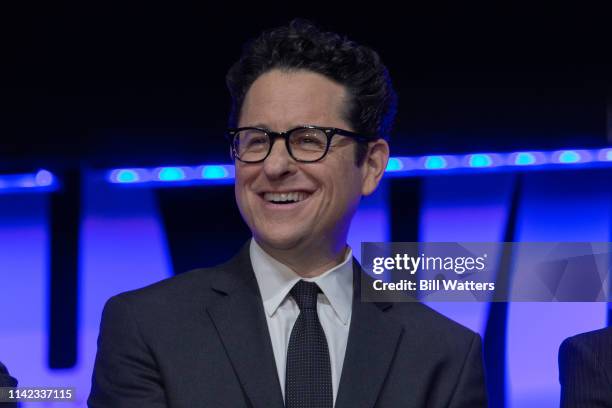 Director J.J. Abrams appears at the "Star Wars: Episode IX" panel presentation at the 2019 Star Wars Celebration on April 12, 2019 in Chicago,...