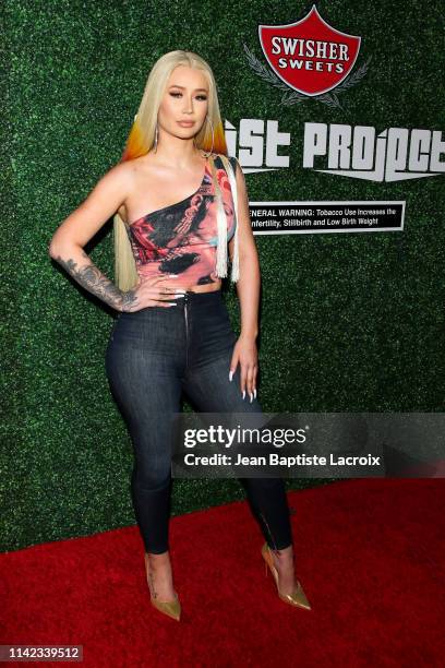 Iggy Azalea attends the Swisher Sweets Awards honoring Cardi B with the 2019 "Spark Award" at The London West Hollywood on April 12, 2019 in West...