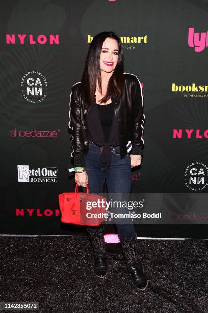 Kyle Richards attends NYLON's Midnight Garden Party At Coachella Presented By Ketel One Botanical on April 12, 2019 in Bermuda Dunes, California.