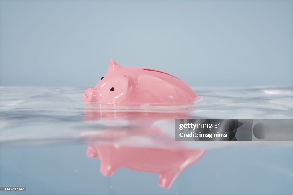 Zinkende Piggy Bank