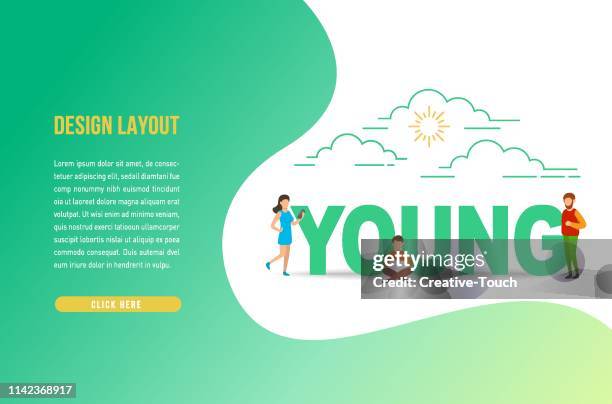 seperation layout - developer team stock illustrations
