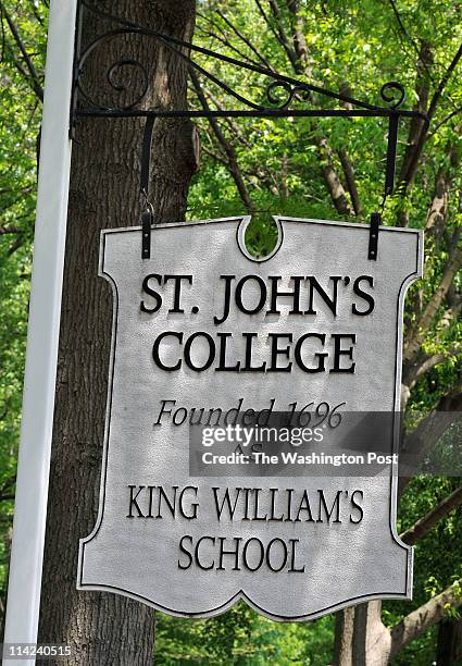 St. John's College has had the same president of the past 20 years on May 03, 2011 in Annapolis, Md.