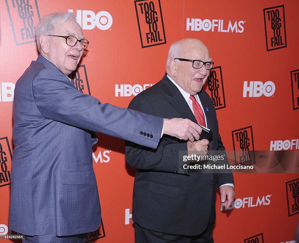 "Too Big To Fail" New York Premiere - Arrivals