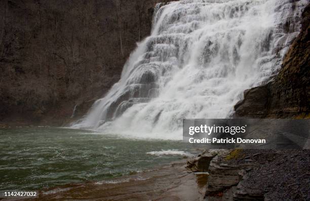 ithaca falls - ithaca stock pictures, royalty-free photos & images