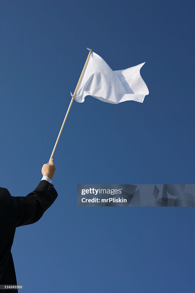 A Surrender Surrender White Flag White Flag Of Surrender Blows In The Wind