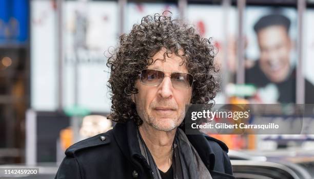 Radio and television personality Howard Stern is seen arriving to the ABC studio for GMA on May 09, 2019 in New York City.