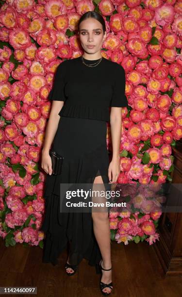 Connie Burrell attends a private dinner hosted by Michael Kors to celebrate the new Collection Bond St Flagship Townhouse opening on May 9, 2019 in...