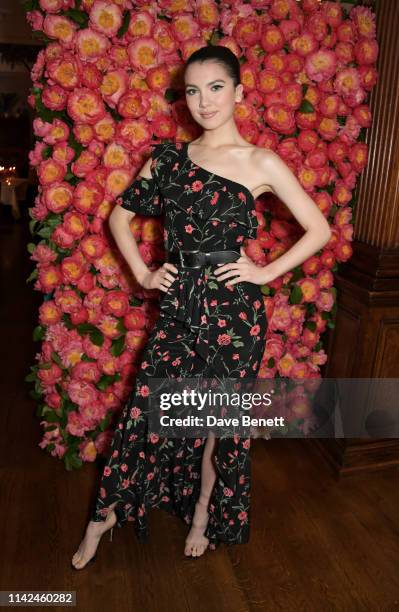 Maya Henry attends a private dinner hosted by Michael Kors to celebrate the new Collection Bond St Flagship Townhouse opening on May 9, 2019 in...