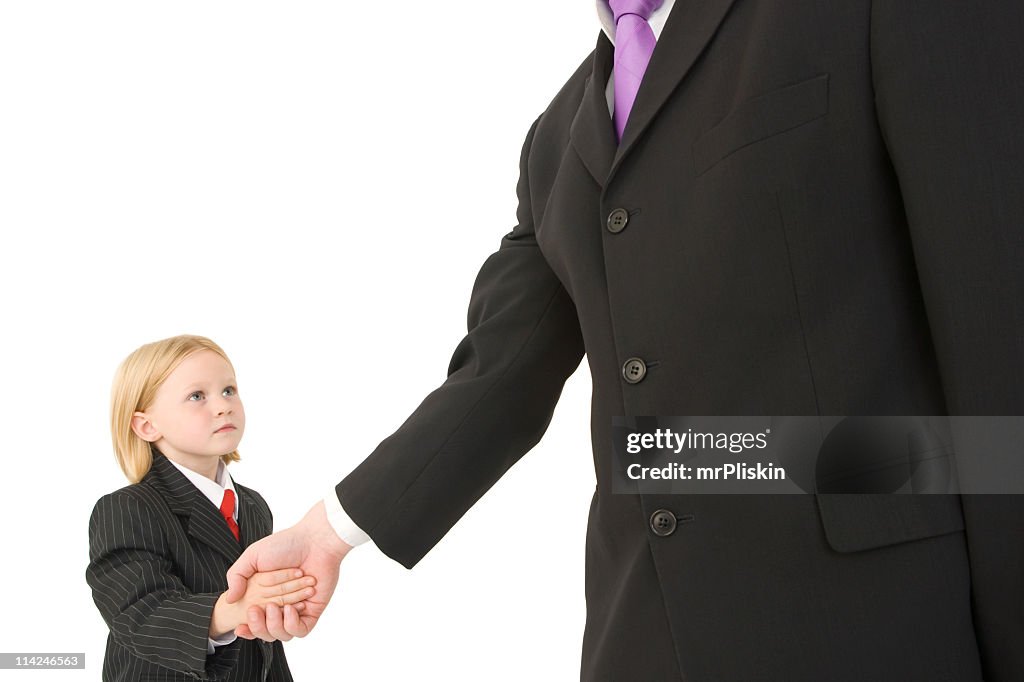 Business in Kontrastfarbe