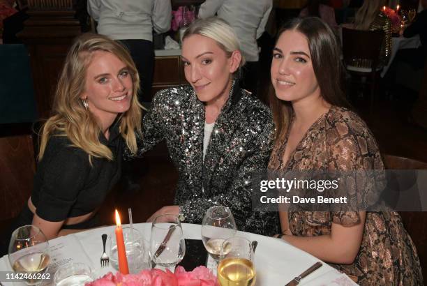 Cressida Bonas, Olivia Buckingham and Amber Le Bon attend a private dinner hosted by Michael Kors to celebrate the new Collection Bond St Flagship...