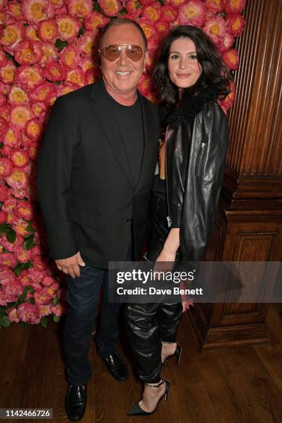 Michael Kors and Gemma Arterton attend a private dinner hosted by Michael Kors to celebrate the new Collection Bond St Flagship Townhouse opening on...