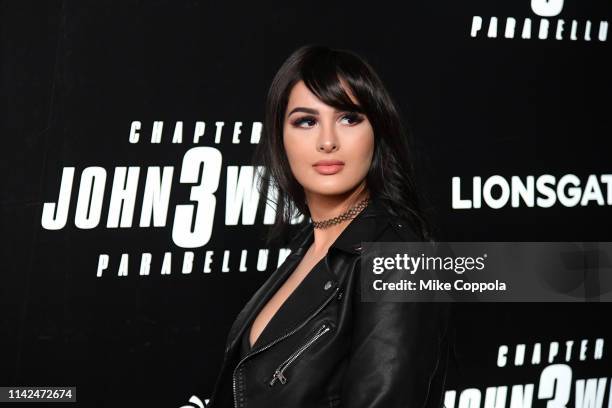 Alia Shelesh attends the "John Wick: Chapter 3" world premiere at One Hanson Place on May 9, 2019 in New York City.