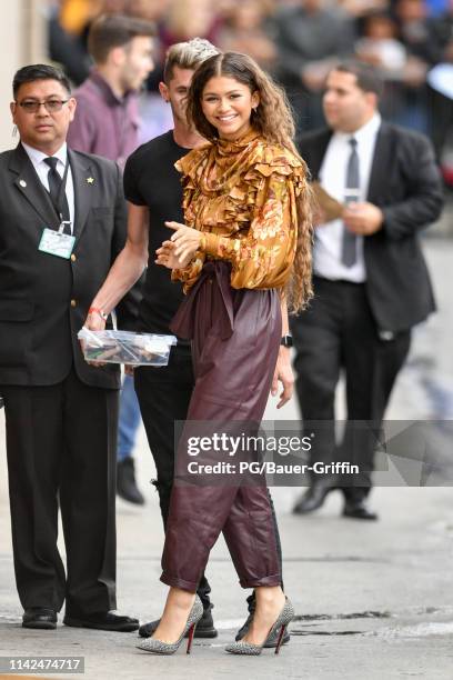 Zendaya is seen on May 09, 2019 in Los Angeles, California.