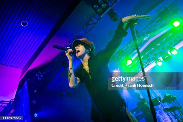 American singer Laura Pergolizzi aka LP performs live on stage during a concert at the Astra on May 9, 2019 in Berlin, Germany.