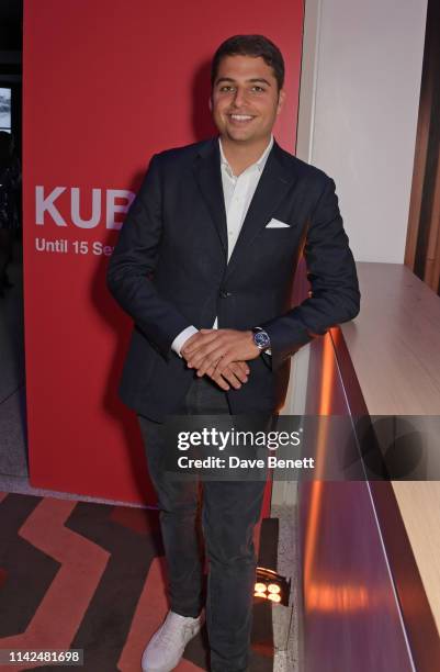 Jamie Reuben attends a private view of "Stanley Kubrick: The Exhibition" at The Design Museum on May 9, 2019 in London, England.