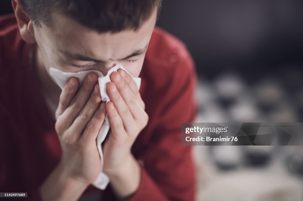 Sick Process Sick At Homeprocess Of Healing High-Res Stock Photo - Getty Images