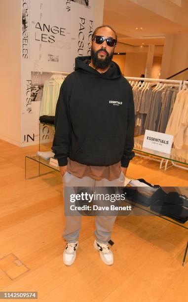 PacSun x Essentials Fear of God with Jerry Lorenzo at Selfridges on May 10, 2019 in London, England.