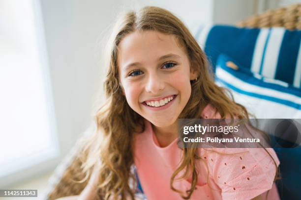lovely and cute smiling girl - toothy smile stock pictures, royalty-free photos & images