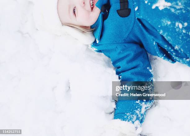 snow angel - greenwood stock pictures, royalty-free photos & images