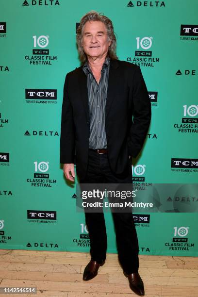 Special Guest Kurt Russell attends the screening of 'Escape from New York' at the 2019 TCM 10th Annual Classic Film Festival on April 13, 2019 in...