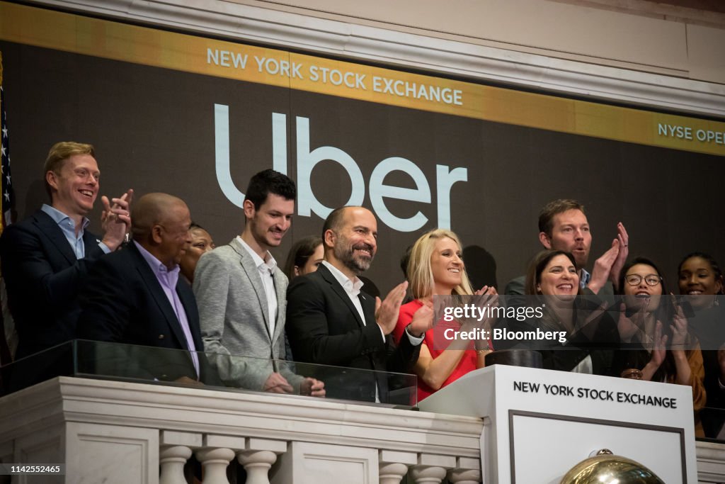 Trading On The Floor Of NYSE As Uber Releases IPO