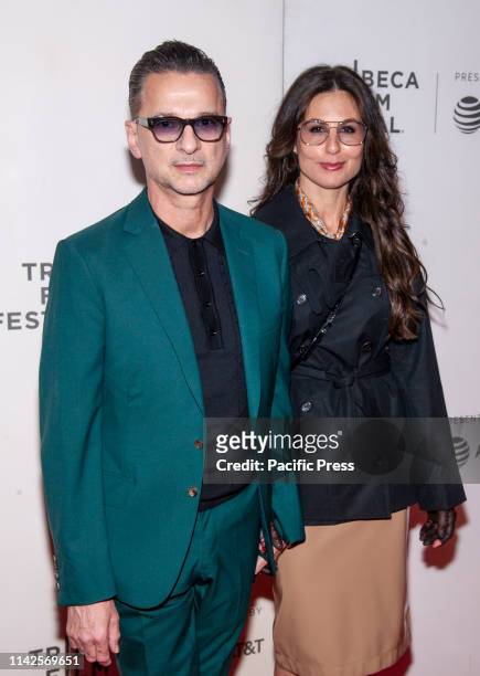 Dave Gahan and Jennifer Sklias Gahan attends screening of It Takes a Lunatic during Tribeca Film Festival at Stella Artois Theatre at BMCC TPAC.