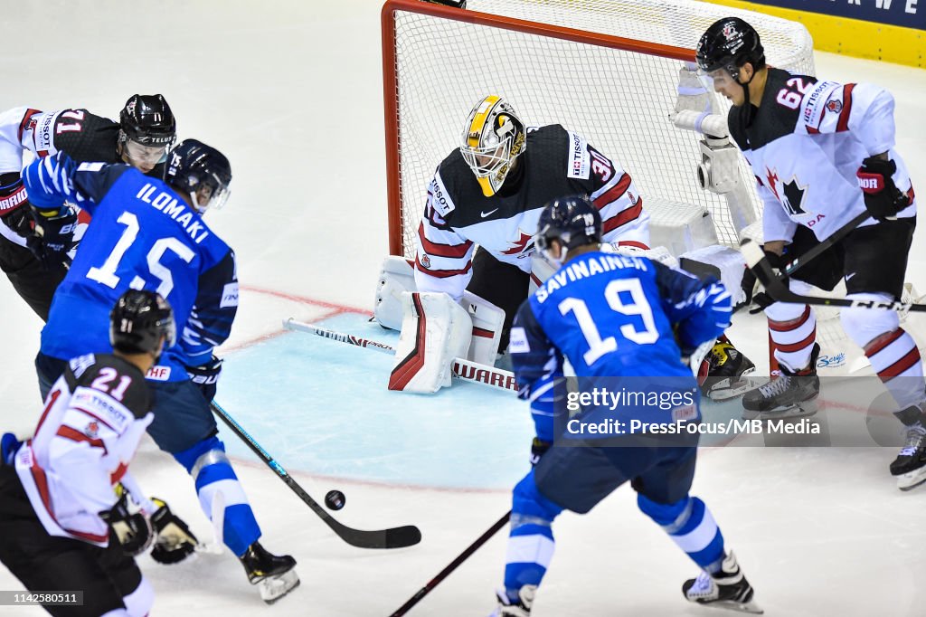 Finland v Canada: Group A - 2019 IIHF Ice Hockey World Championship Slovakia