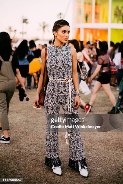 Camila Coelho attends the 2019 Coachella Valley Music And Arts Festival - Weekend 1 on April 13, 2019 in Indio, California.