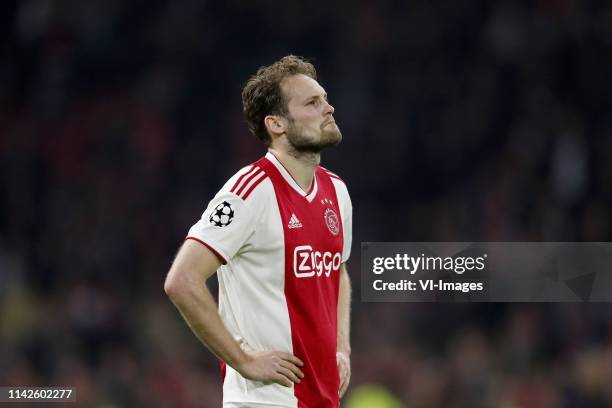 Daley Blind of Ajax during the UEFA Champions League semi final match Ajax Amsterdam and Tottenham Hotspur FC at the Johan Cruijff Arena on May 08,...