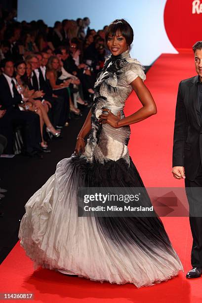 Naomi Campbell attends the " Fashion For Relief Japan Fundraiser" during the 64th Annual Cannes Film at Forville Market on May 16, 2011 in Cannes,...