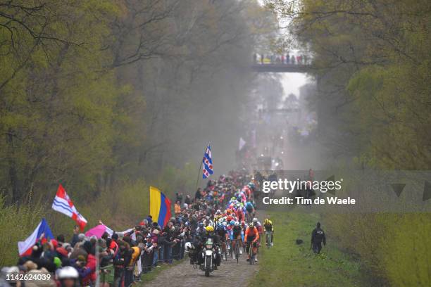 Edward Theuns of Belgium and Trek-Segafredo / Greg Van Avermaet of Belgium and CCC Team / Stijn Vandenbergh of Belgium and Team AG2R La Mondiale /...