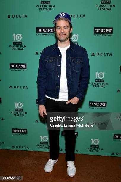 Special Guest Bill Hader attends the screening of 'Mad Love' at the 2019 TCM 10th Annual Classic Film Festival on April 14, 2019 in Hollywood,...