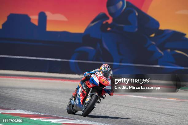 Jack Miller of Australia and Pramac Racing heads down a straight during the MotoGP race during the MotoGp Red Bull U.S. Grand Prix of The Americas -...