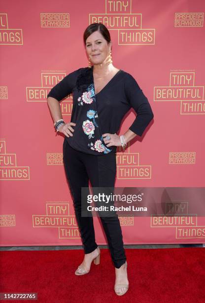 Marcia Gay Harden attends the opening night performance of "Tiny Beautiful Things" at Pasadena Playhouse on April 14, 2019 in Pasadena, California.