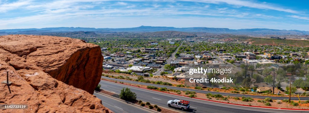 St George City in Utah USA