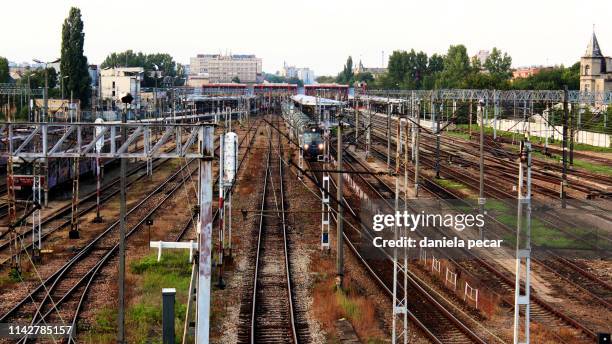 częstochowa train station - czestochowa stock pictures, royalty-free photos & images