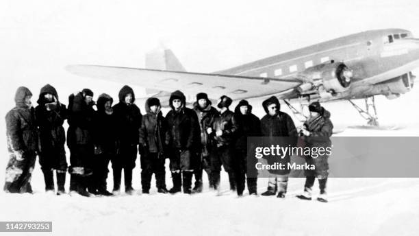 Vostok Russian Research Station. Antarctica. 1957.