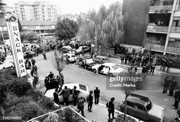 Ambush And Kidnapping Of Aldo Moro. Via Mario Fani. Rome. 16 March 1978.