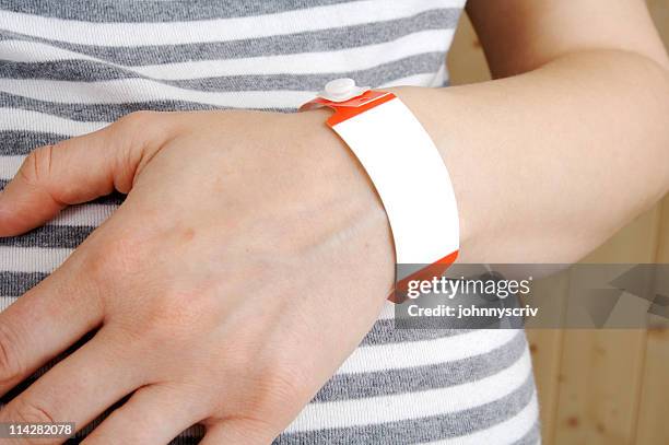 hospital tag v3. - namensband stock-fotos und bilder