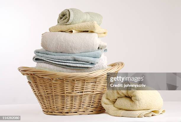 washing... - washing basket stock pictures, royalty-free photos & images