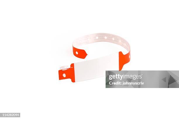 hospital tag v2... - hospital identification bracelet stock pictures, royalty-free photos & images