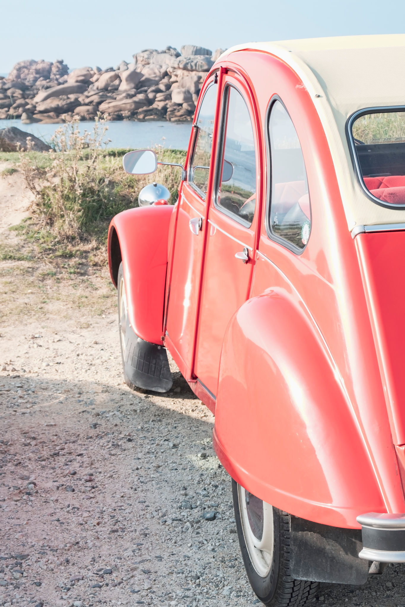 vintage car Bretagne
